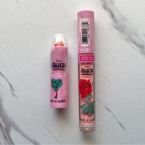 Alice in Wonderland x Wet n Wild 2pc lip set